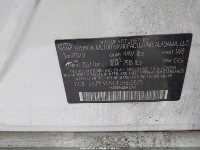 Hyundai SONATA Sel Image 10