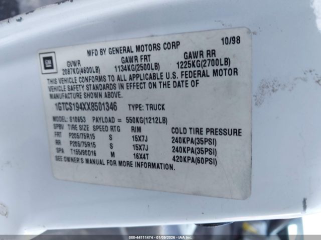 GMC Sonoma Sls Image 8